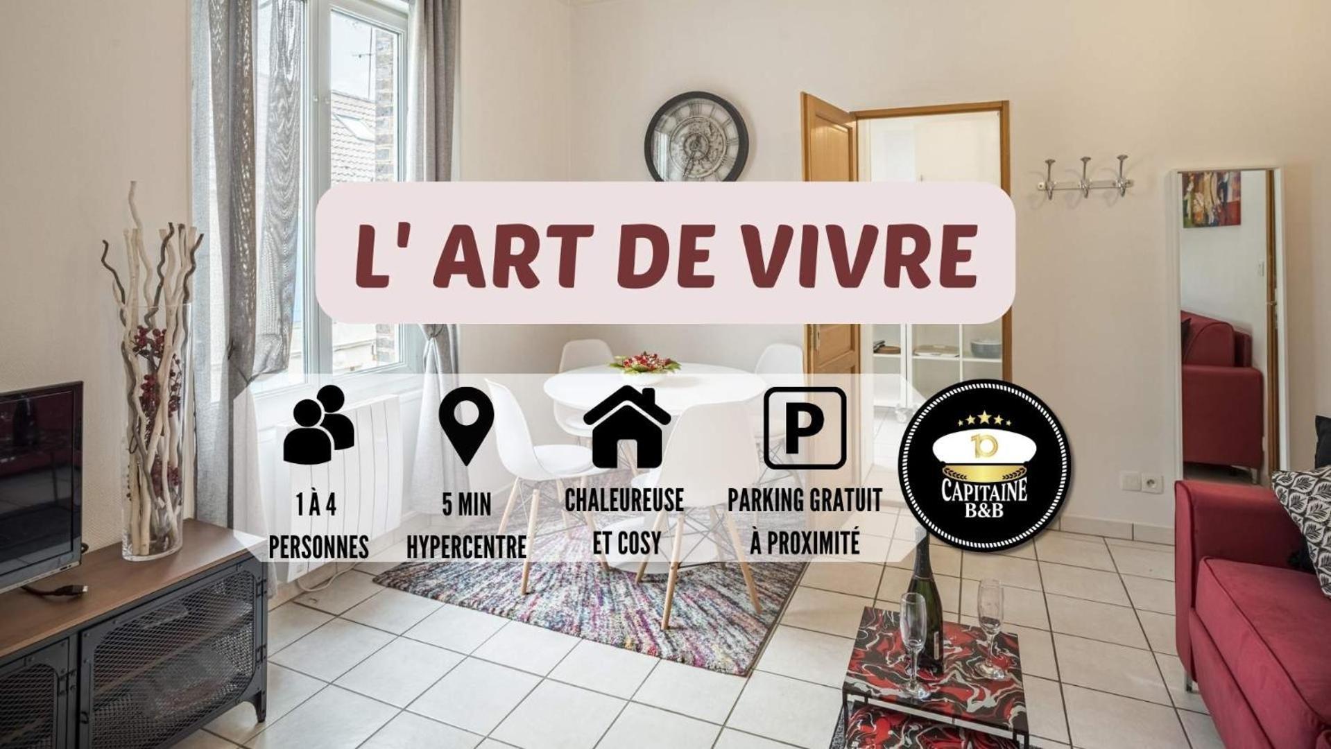 L' Art De Vivre - 3 Min Hypercentre - 4 Personnes Apartman Troyes Kültér fotó